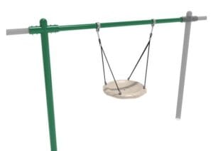 7-feet-high-elite-single-post-nest-swing---rainforest-green---add-a-bay-productPage